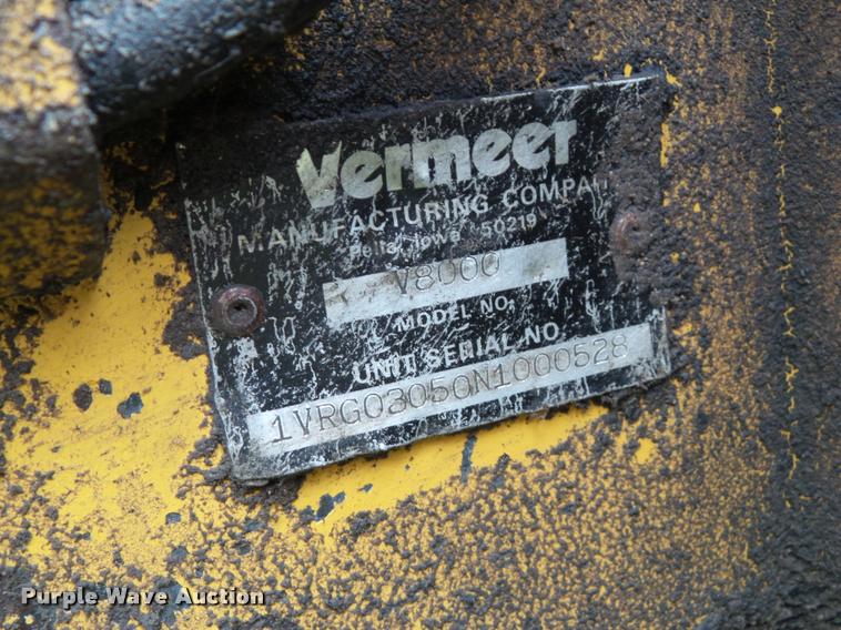 image for item L5529 1992 Vermeer V8050 cable plow