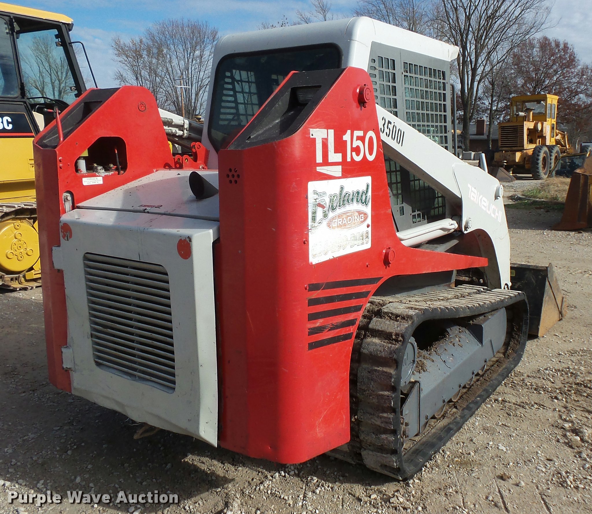 2001 Takeuchi TL150 skid steer in Hawk Point, MO Item L3593 sold