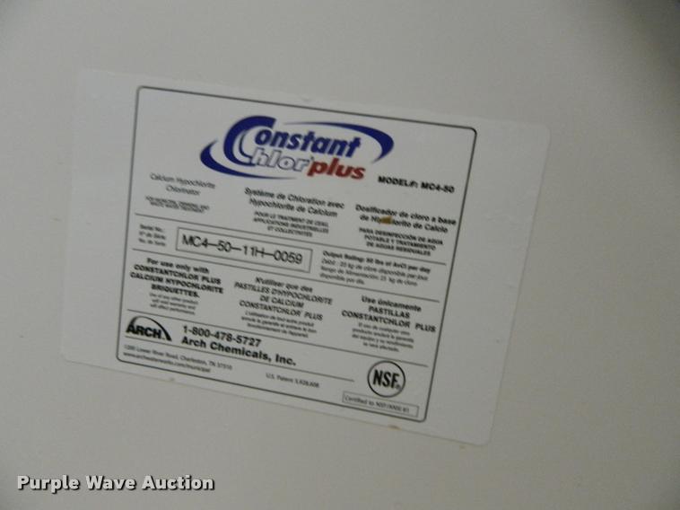image for item BK9316 Constant Chlor Plus chemical injection discharge unit