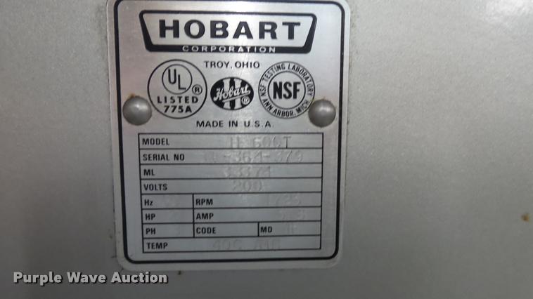image for item BU9040 Hobart H600T mixer