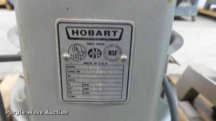 image for item BU9049 (2) Hobart mixers