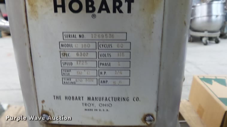 image for item BU9049 (2) Hobart mixers