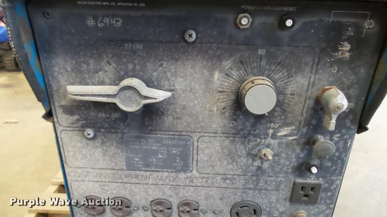 image for item BU9082 Miller AC/DC welder generator