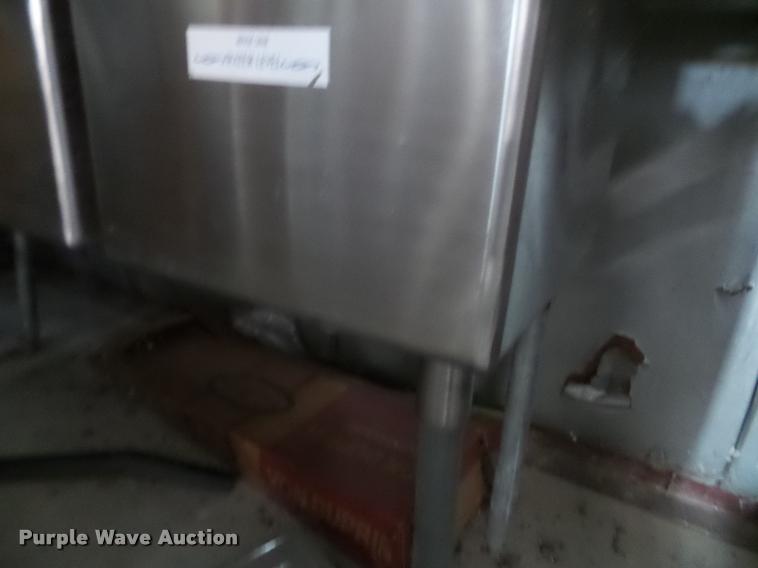 image for item BW9580 Three basin stainless steel sink