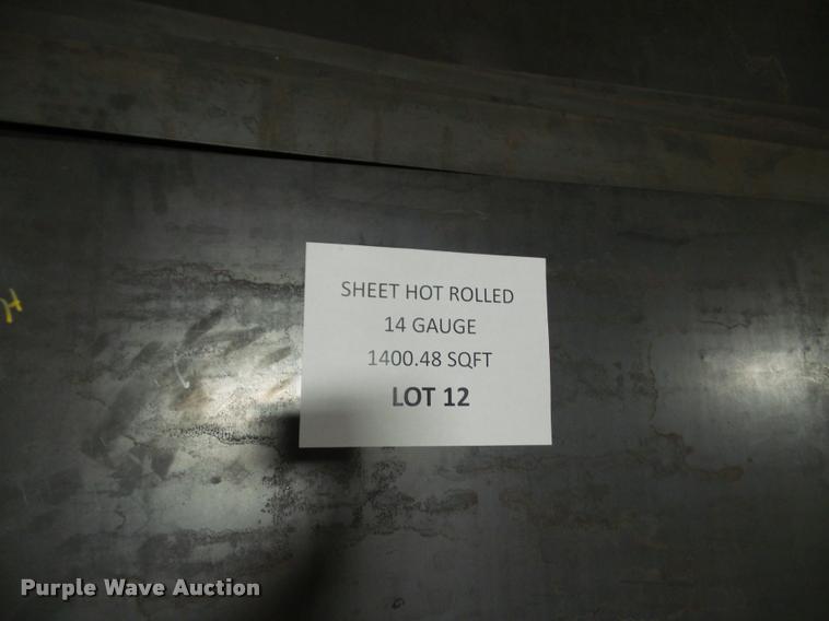 image for item BW9683 Hot rolled 14 gauge sheet metal