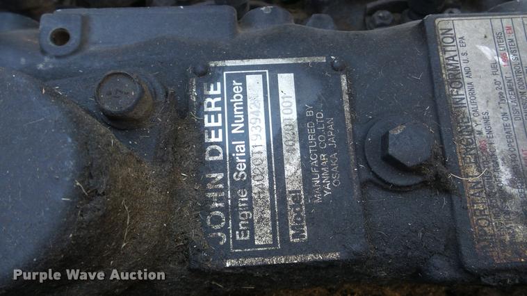 image for item DA2206 John Deere 1600 Turbo ZTR lawn mower