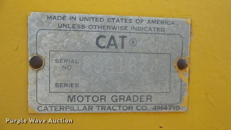 image for item DA2207 Caterpillar 120 motor grader