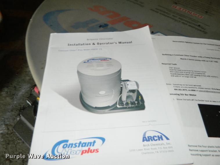 image for item DA9652 Constant Chlor chemical injection discharge unit