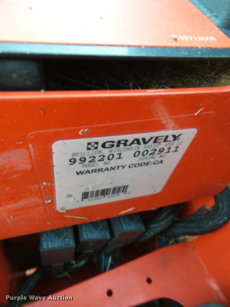image for item DB5389 Gravely Pro Turn Z60 lawn mower