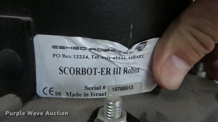 image for item DF9166 Eshed Scorbot-ER111 robotic arm
