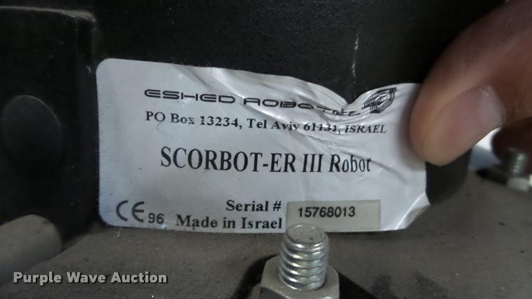 image for item DF9166 Eshed Scorbot-ER111 robotic arm