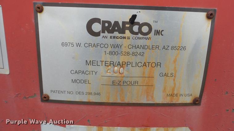 image for item DG9097 1998 Crafco EZ Pour melter/applicator