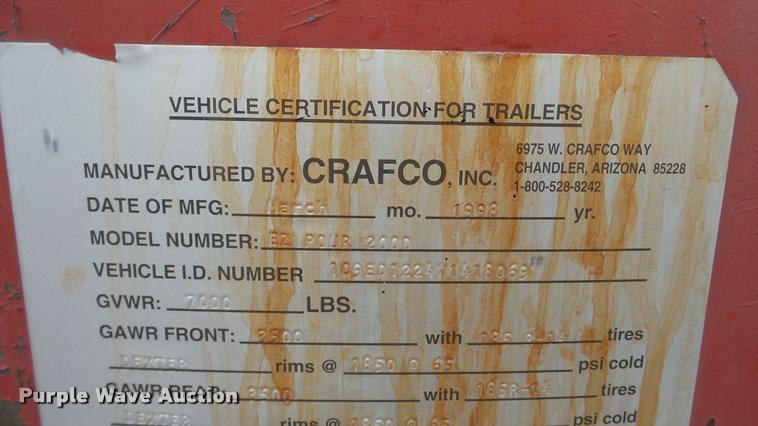 image for item DG9097 1998 Crafco EZ Pour melter/applicator