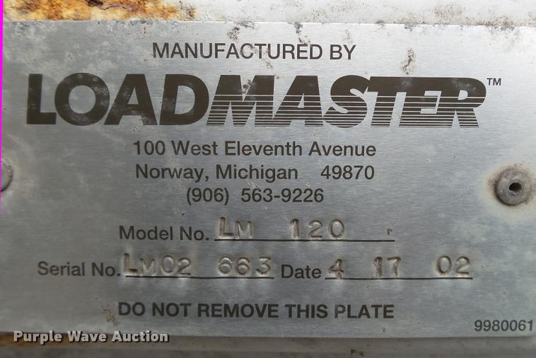 image for item K1010 2002 GMC C8500 refuse truck