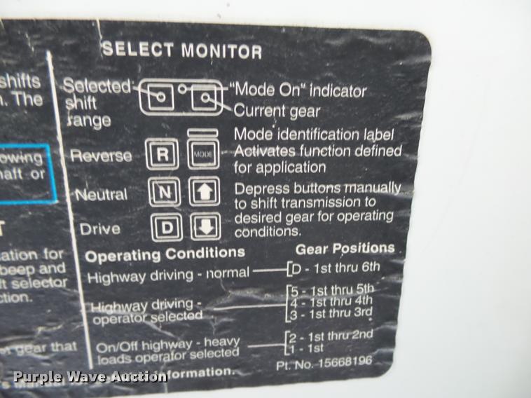 image for item K1010 2002 GMC C8500 refuse truck