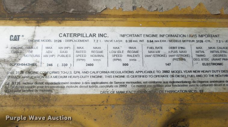 image for item K1010 2002 GMC C8500 refuse truck