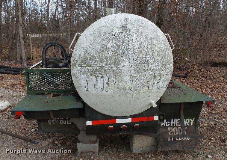 image for item K3414 Shop built tank bed