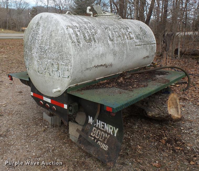 image for item K3414 Shop built tank bed