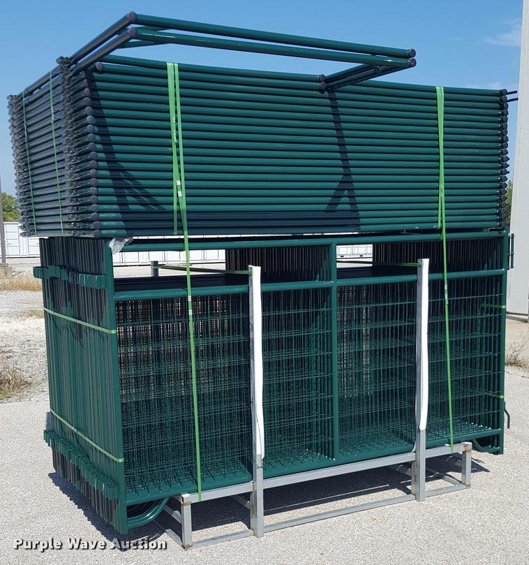 image for item F1773 (56) corral panels with mesh