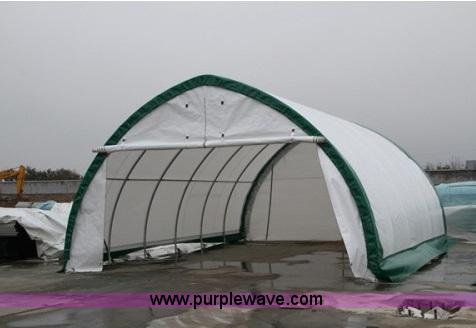 image for item F1776 Canvas fabric storage building