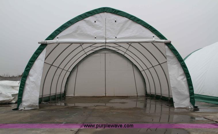 image for item F1776 Canvas fabric storage building