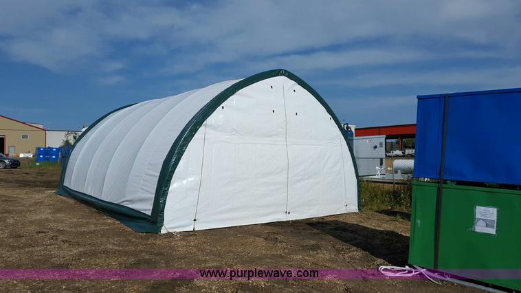 image for item F1776 Canvas fabric storage building