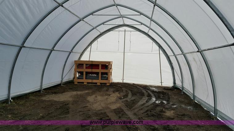 image for item F1776 Canvas fabric storage building