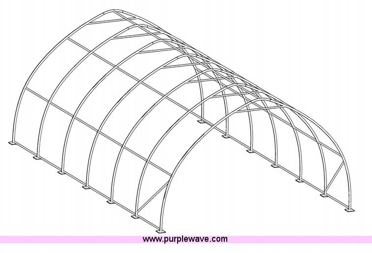 image for item F1776 Canvas fabric storage building