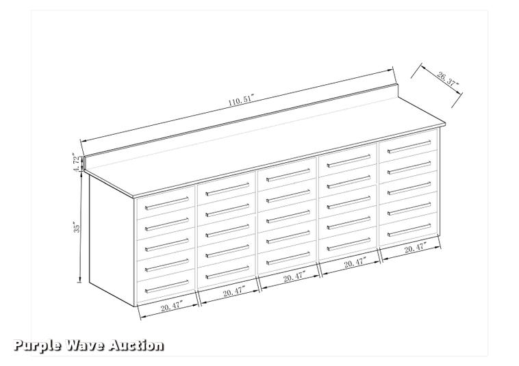 image for item F1778 Steel work bench