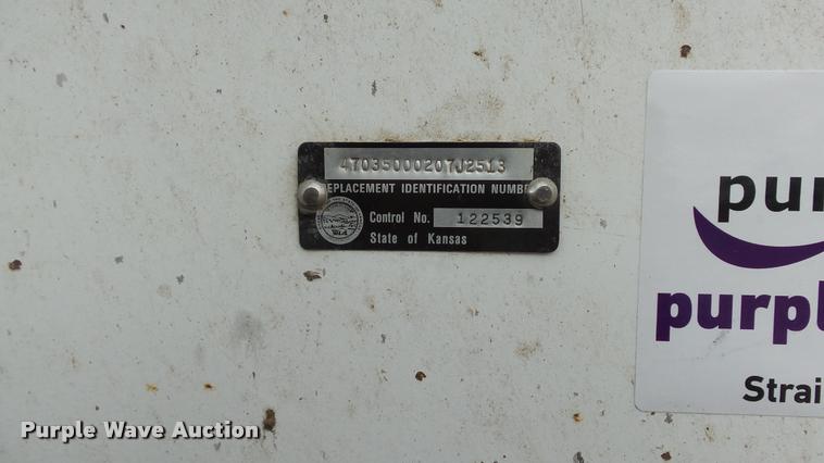 image for item J5724 2007 Artex V7 silage trailer