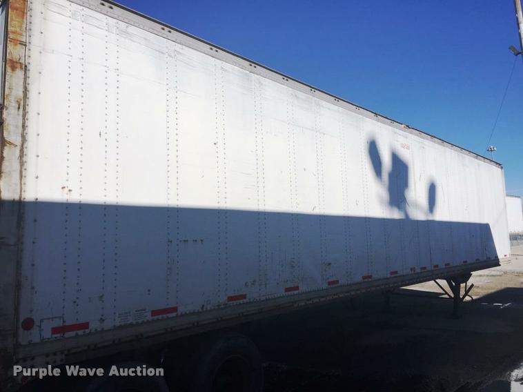 image for item F1703 1985 Brae dry van trailer