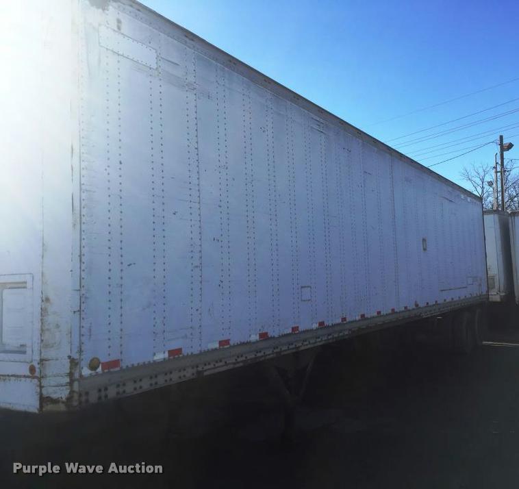 image for item F1703 1985 Brae dry van trailer