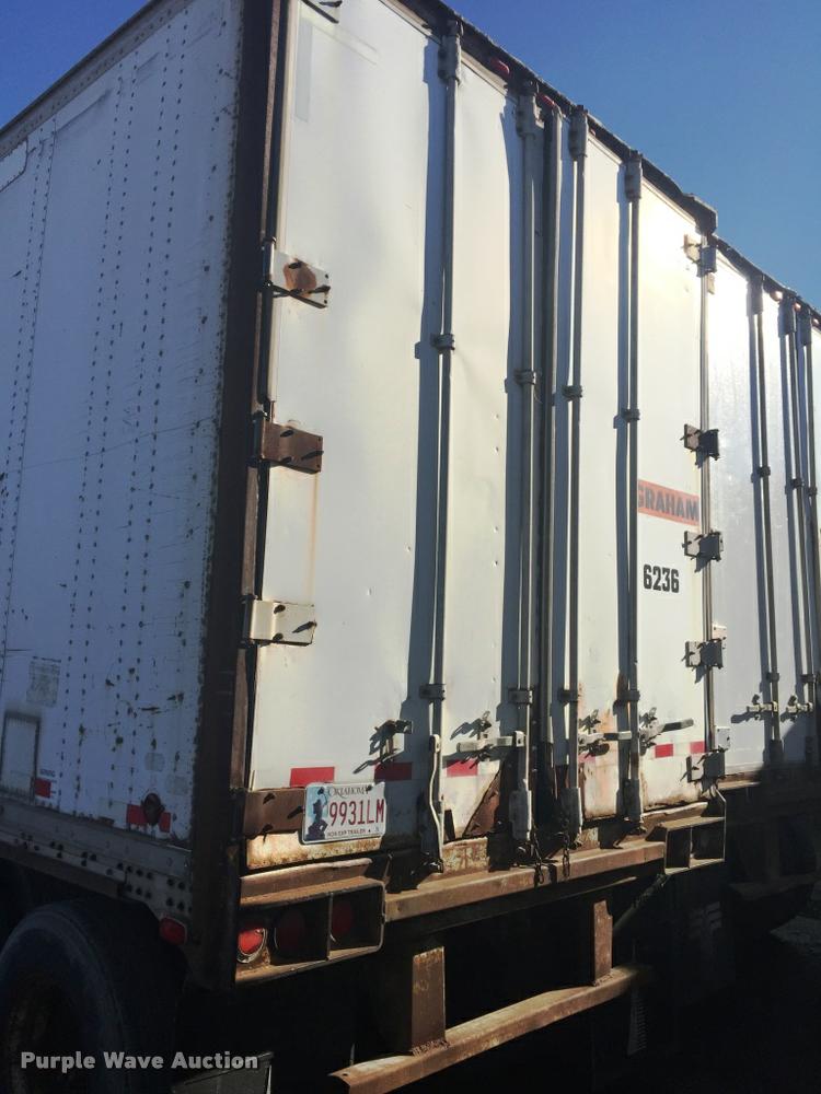 image for item F1703 1985 Brae dry van trailer