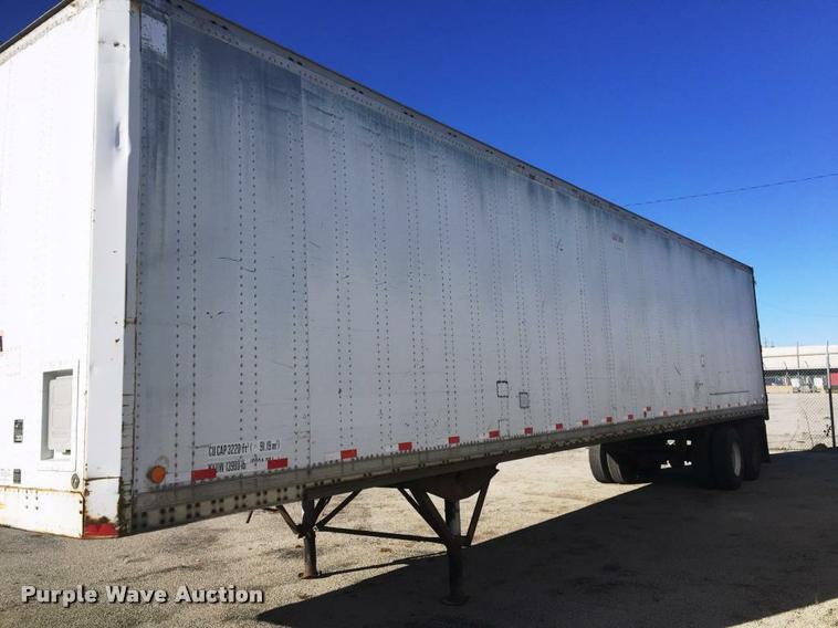 image for item F1704 1985 Brae dry van trailer