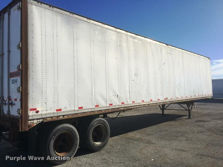 image for item F1704 1985 Brae dry van trailer