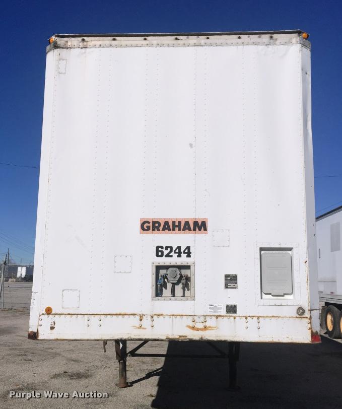image for item F1704 1985 Brae dry van trailer