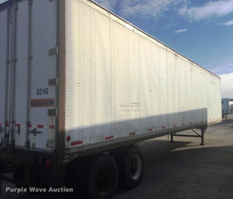 image for item F1707 1985 Brae dry van trailer