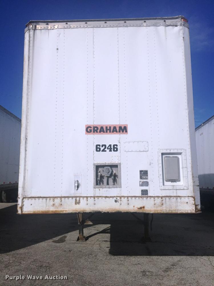 image for item F1707 1985 Brae dry van trailer