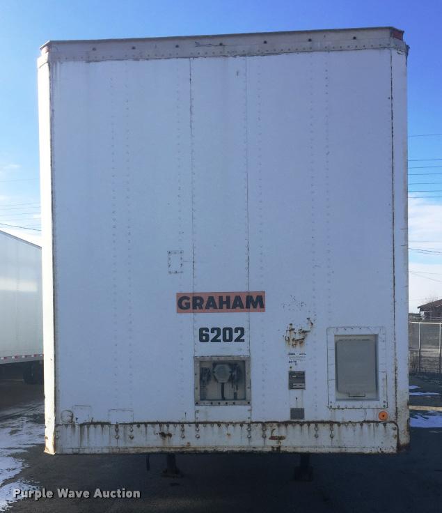 image for item F1709 1985 Brae dry van trailer