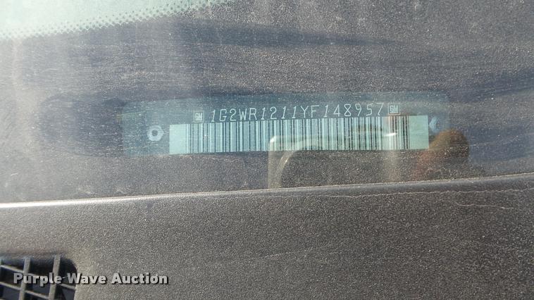 image for item DA2128 2000 Pontiac Grand Prix