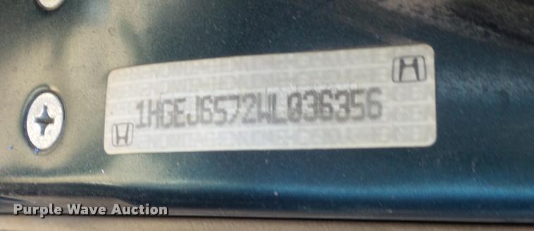 image for item DA2145 1998 Honda Civic