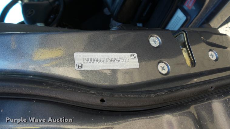 image for item DA2174 2005 Acura TL