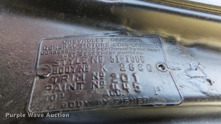 image for item BU9179 1951 Chevrolet Fleetline Deluxe