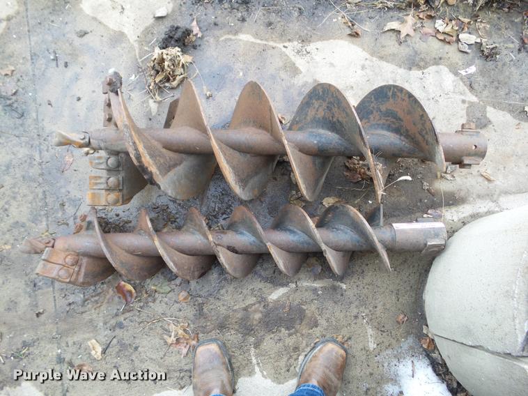 image for item BZ9986 (2) skid steer auger bits