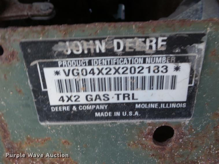 image for item DA5173 2002 John Deere Trail Gator utility vehicle