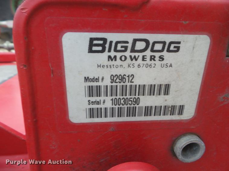 image for item DA5184 2010 Big Dog R series lawn mower