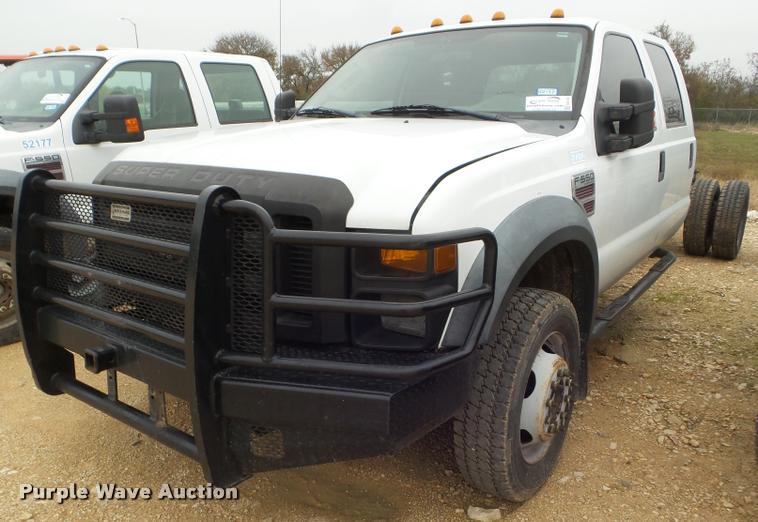 image for item DA5185 2009 Ford F550 Crew Cab truck cab and chassis