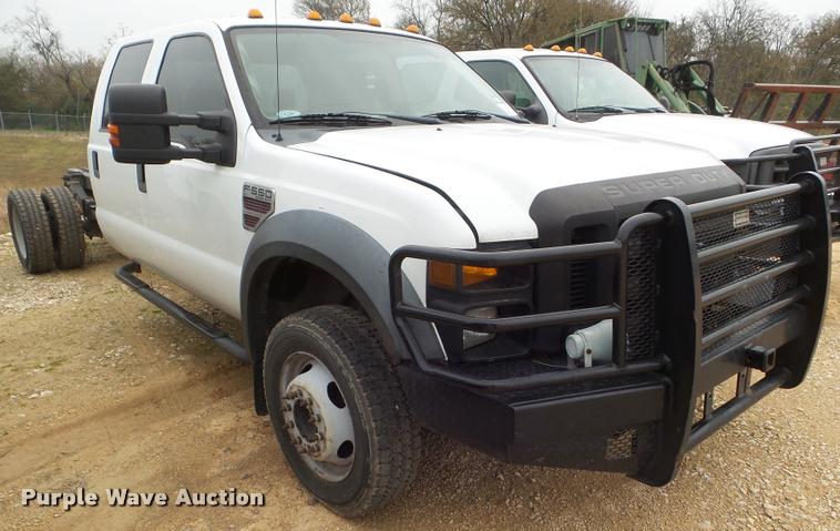 image for item DA5185 2009 Ford F550 Crew Cab truck cab and chassis