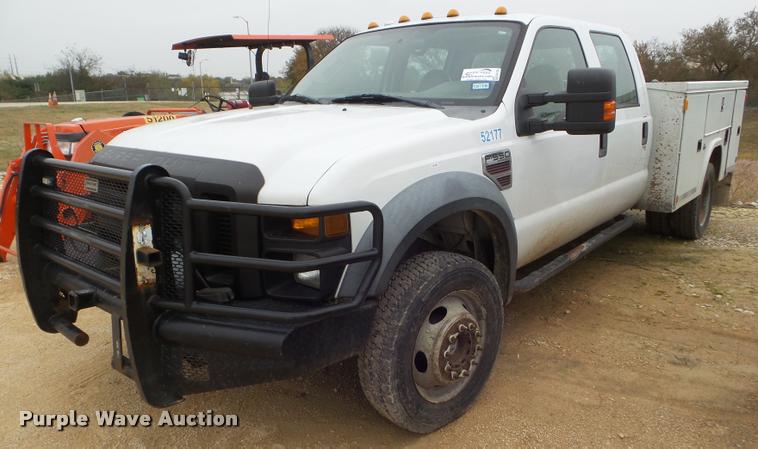 image for item DA5186 2008 Ford F550 Crew Cab utility truck