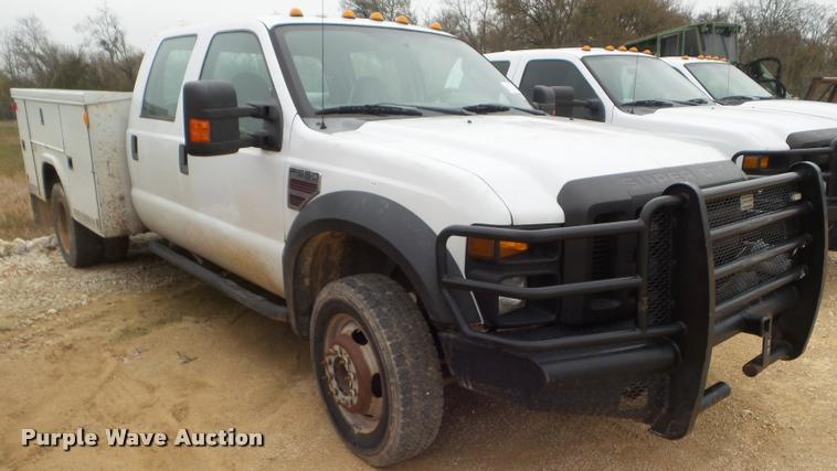 image for item DA5186 2008 Ford F550 Crew Cab utility truck